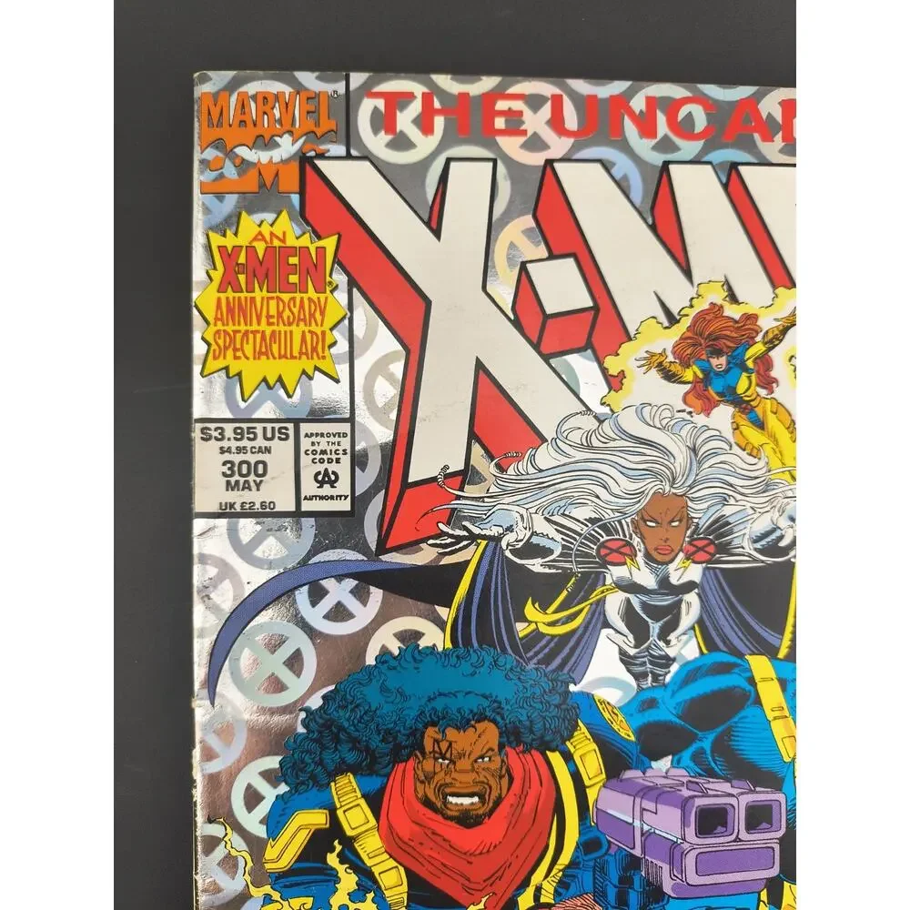 Uncanny X-Men #300 Hologram Foil Cover Marvel 1993 30th Anniversary Key Issue